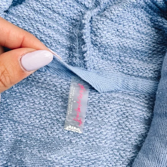 FREE PEOPLE Solid Honey Dove Pullover in African Violet S - Picture 5 of 6